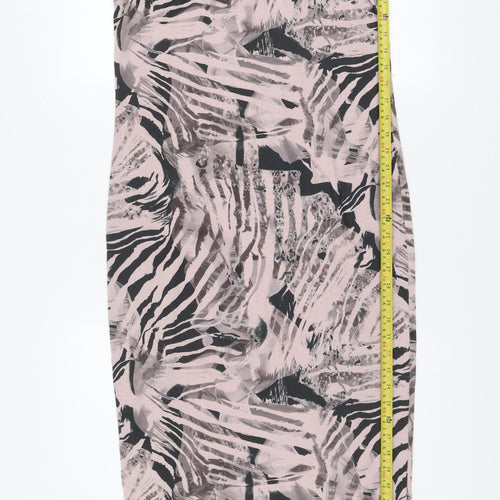 A Postcard From Brighton Women’s Pink Animal Print Bodycon Dress Size 2