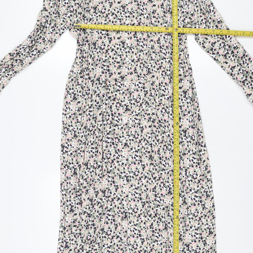 Marks and Spencer Women’s Multicoloured Midi Shirt Dress Size 10