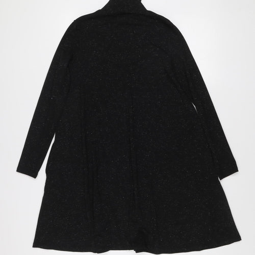 Nine by Savannah Miller Womens Black A-Line Roll Neck Jersey Dress Size 8