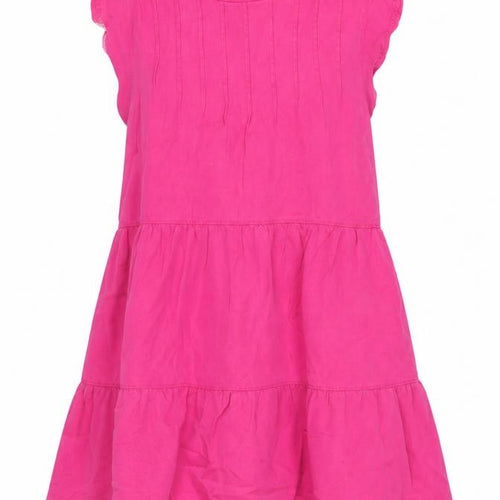 Velvet Heart Women’s Pink Shift Dress L Knee Length Sleeveless Casual