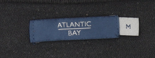 Atlantic Bay Men's Black M Pullover Crew Neck Jumper Acrylic Knit
