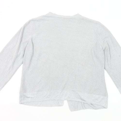 Marks and Spencer Women’s Grey V-Neck Long Sleeve Cardigan UK 18