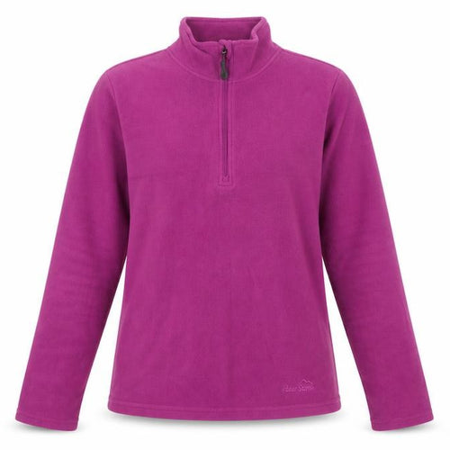 Peter Storm Women’s Purple Fleece Sweatshirt Size 10 Half Zip