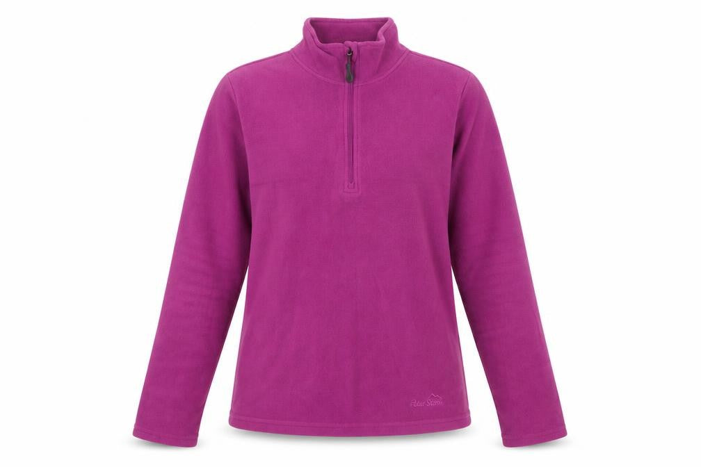 Peter Storm Women’s Purple Fleece Sweatshirt Size 10 Half Zip