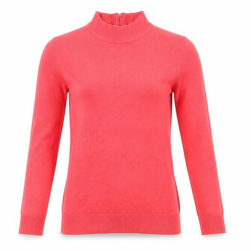 John Lewis Women’s Red Size 10 Mock Neck Long Sleeve Jumper