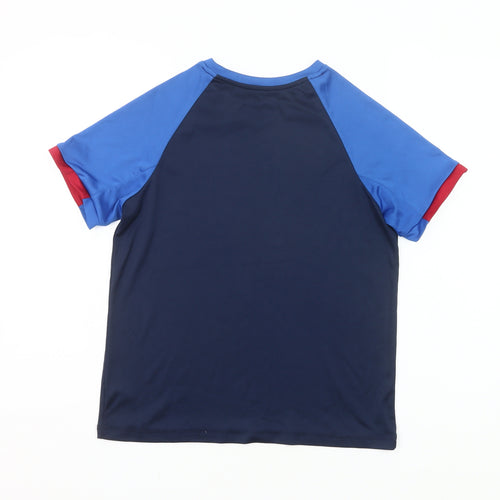 Dunnes Stores Boys Blue France Football T-Shirt 12-13 Years Sports Top