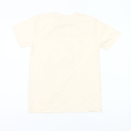 Dunnes Stores Boys Beige Skate Graphic T-Shirt Size L 85cm