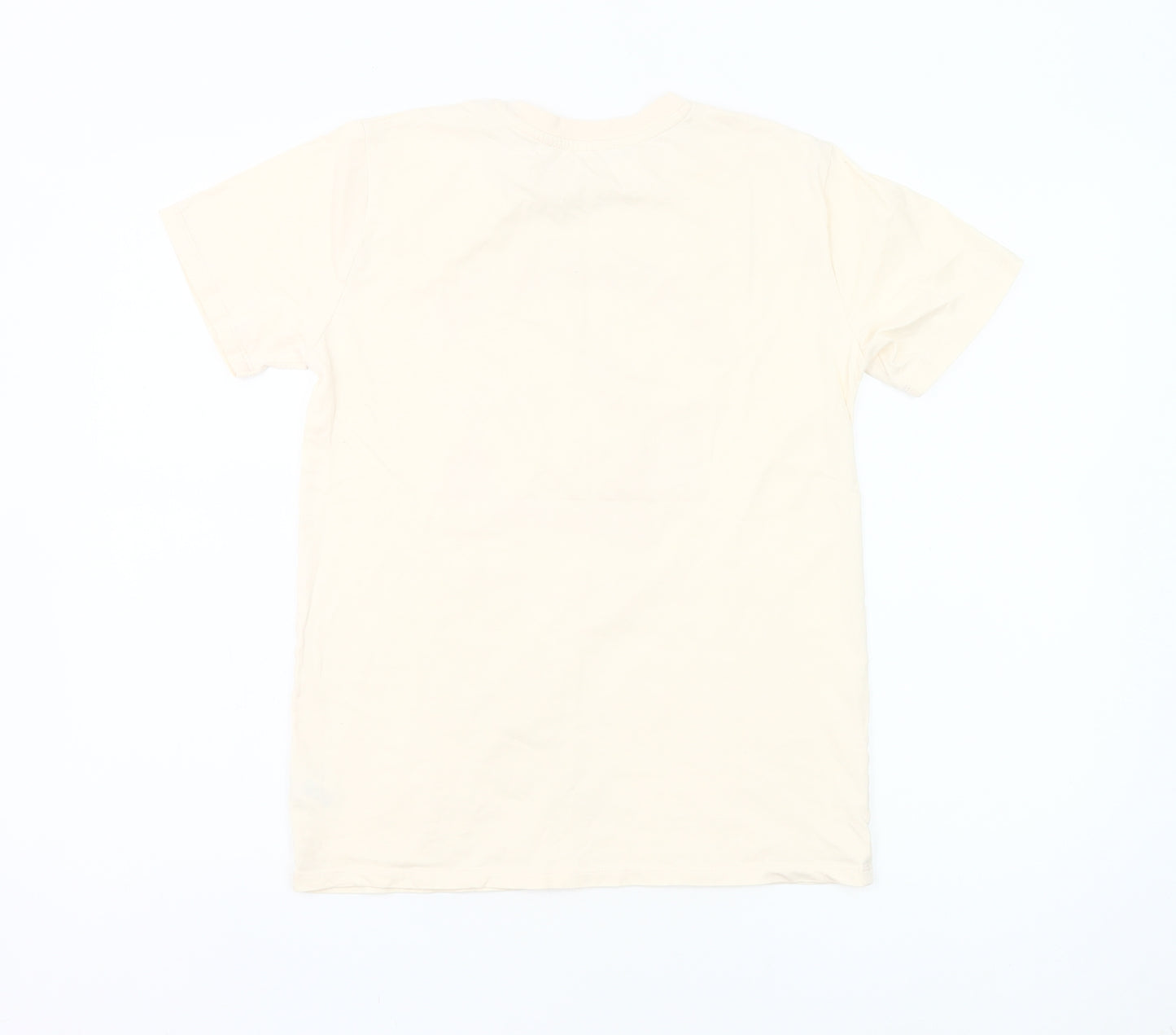 Dunnes Stores Boys Beige Skate Graphic T-Shirt Size L 85cm