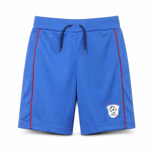 Dunnes Stores Boys Blue Athletic Football Shorts L 27in Waist Drawstring