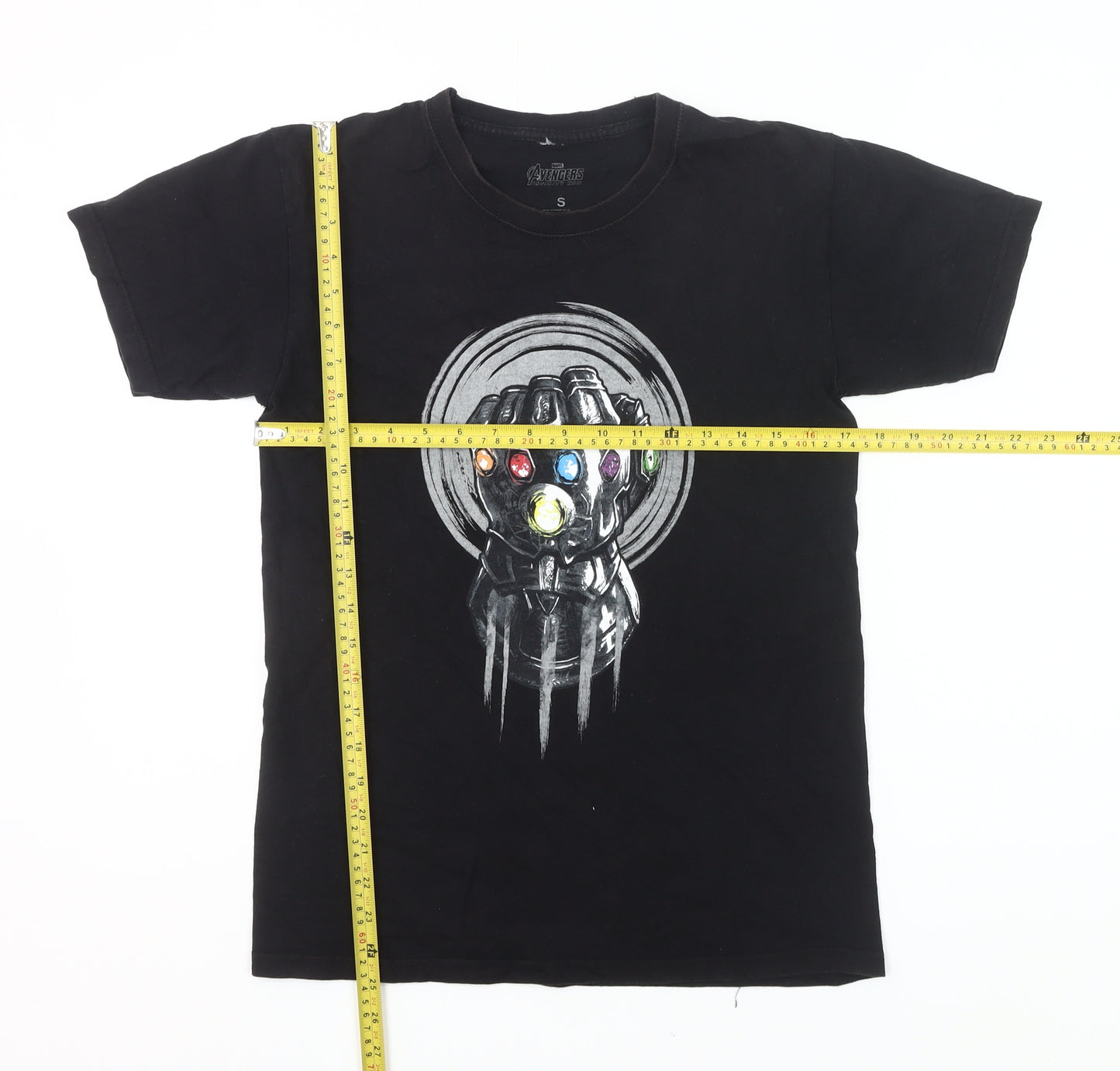 Marvel Avengers Infinity War Men’s Black Small Graphic T-Shirt