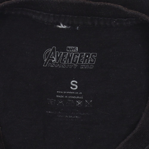 Marvel Avengers Infinity War Men’s Black Small Graphic T-Shirt