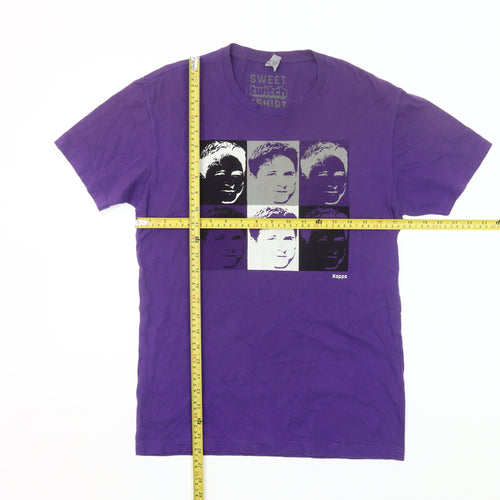 Next Level Men’s Purple Twitch Kappa Graphic T-Shirt Size S