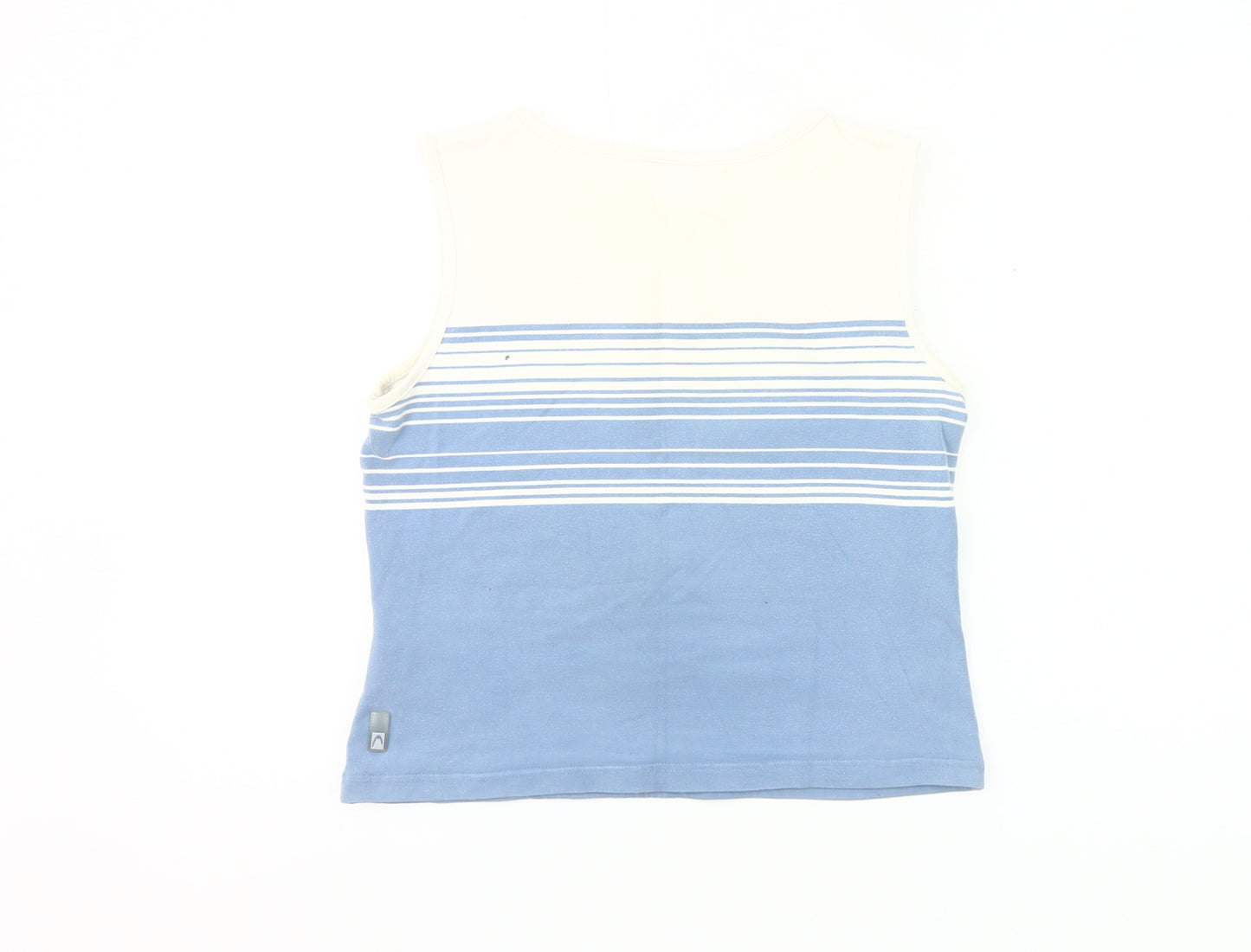Head Womens Blue White Striped Tank Top Size 16 Cotton Summer