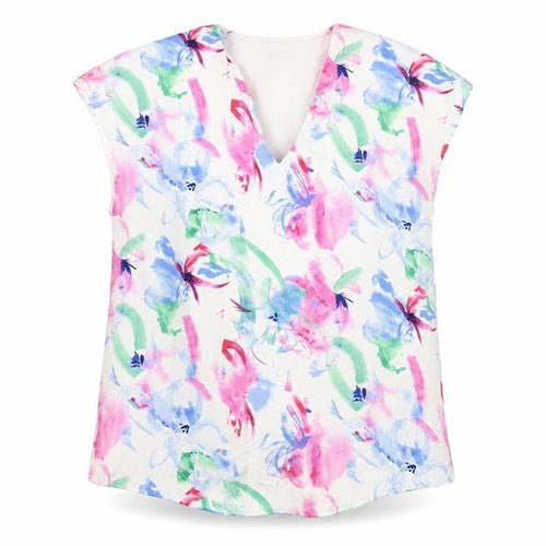 Dunnes Women’s Multicoloured Floral Sleeveless Tunic Blouse Size 8