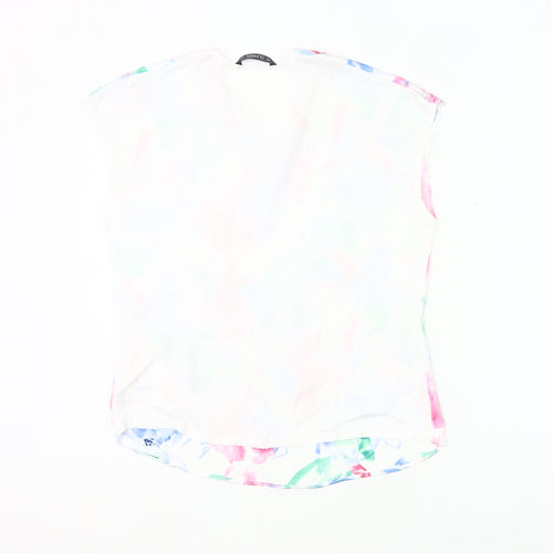 Dunnes Women’s Multicoloured Floral Sleeveless Tunic Blouse Size 8