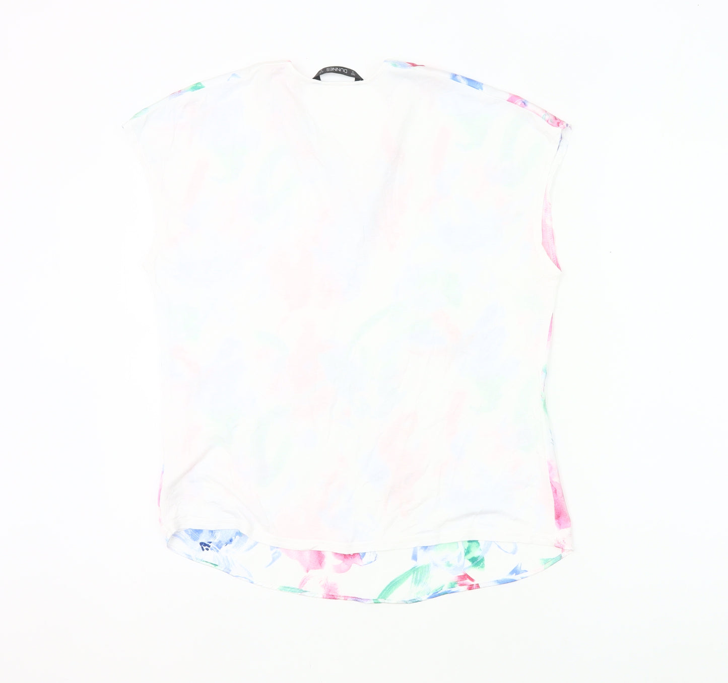Dunnes Women’s Multicoloured Floral Sleeveless Tunic Blouse Size 8