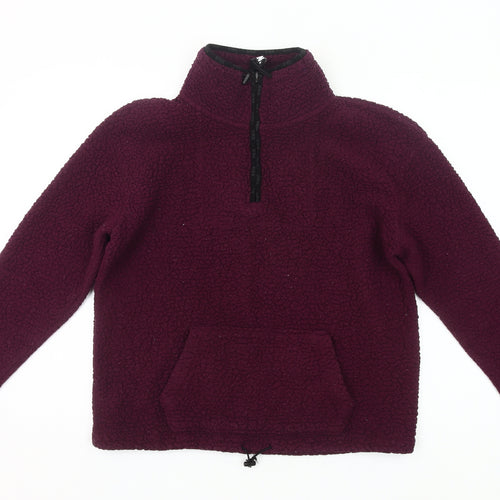 Victoria's Secret PINK Womens Purple XS Fleece Pullover Sweatshirt