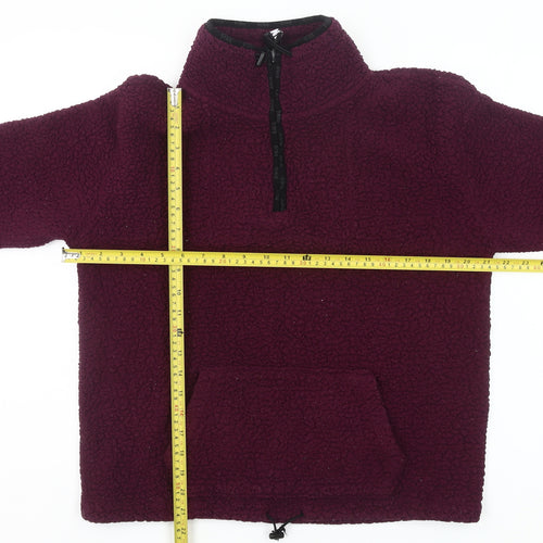 Victoria's Secret PINK Womens Purple XS Fleece Pullover Sweatshirt