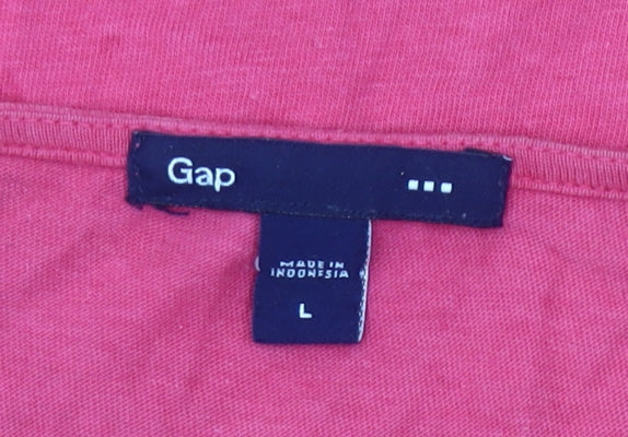 Gap Women’s Pink Tank Top Size L Cotton Modal Scoop Neck