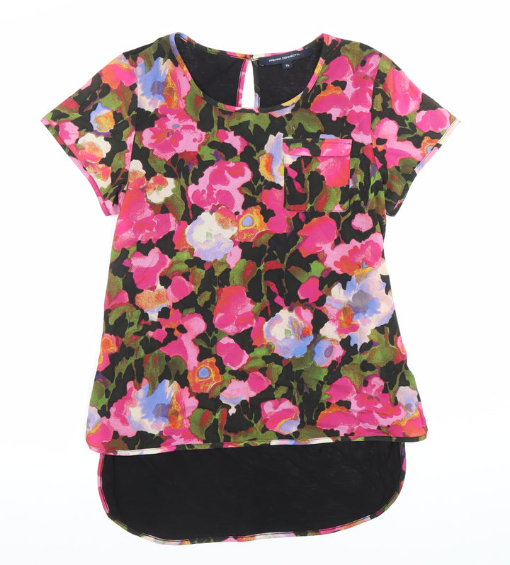 French Connection Women’s Multicoloured Floral Tunic Blouse XS