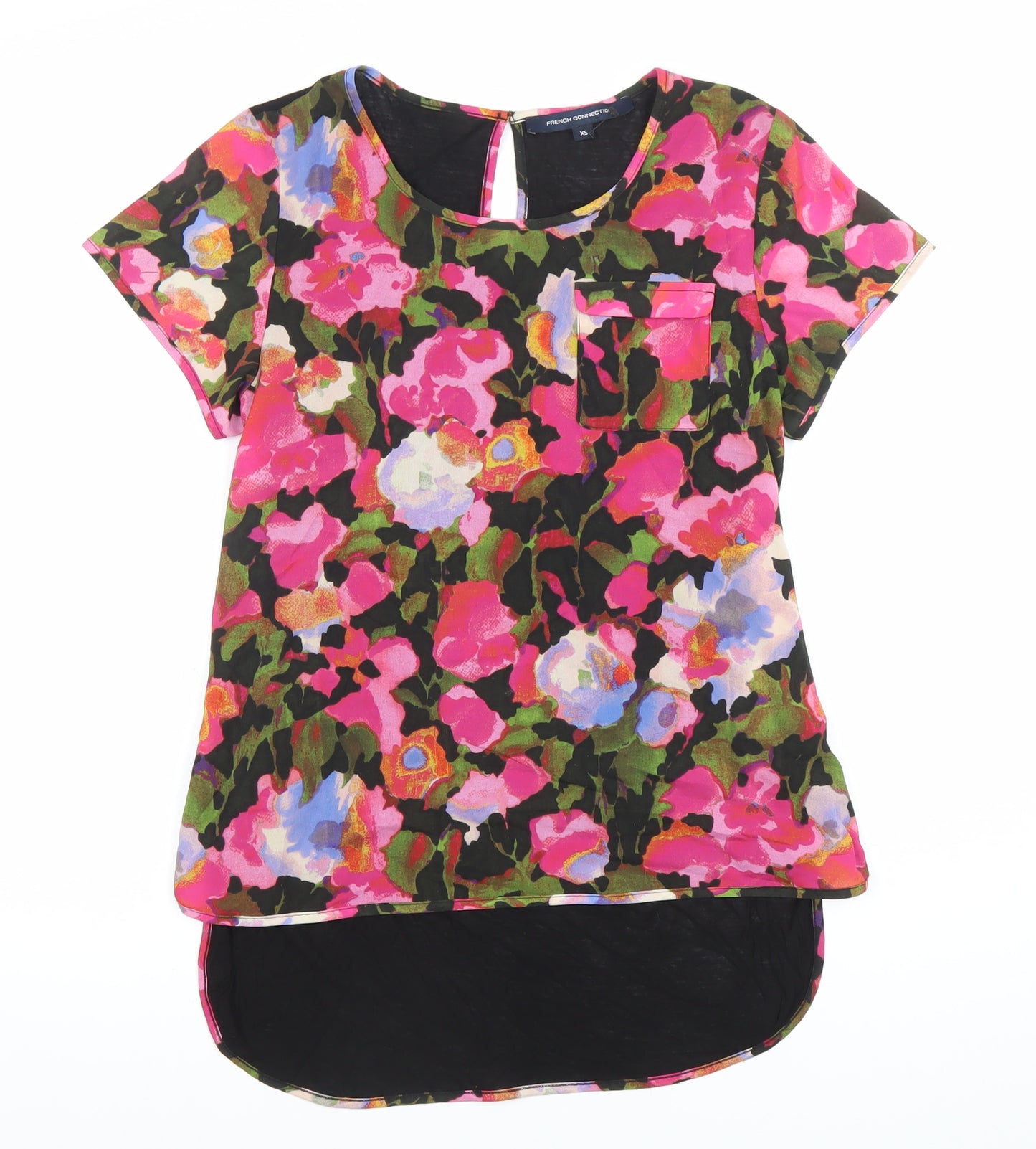 French Connection Women’s Multicoloured Floral Tunic Blouse XS