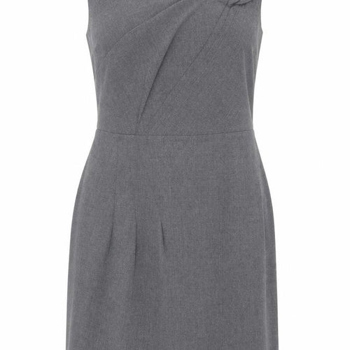 Et Vous Women’s Grey Size 12 Sleeveless Sheath Work Dress