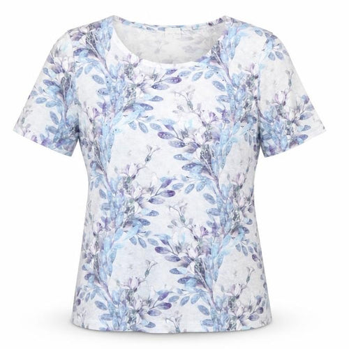 Stock Shop Women’s Multicoloured Floral Rhinestone T-Shirt Size S