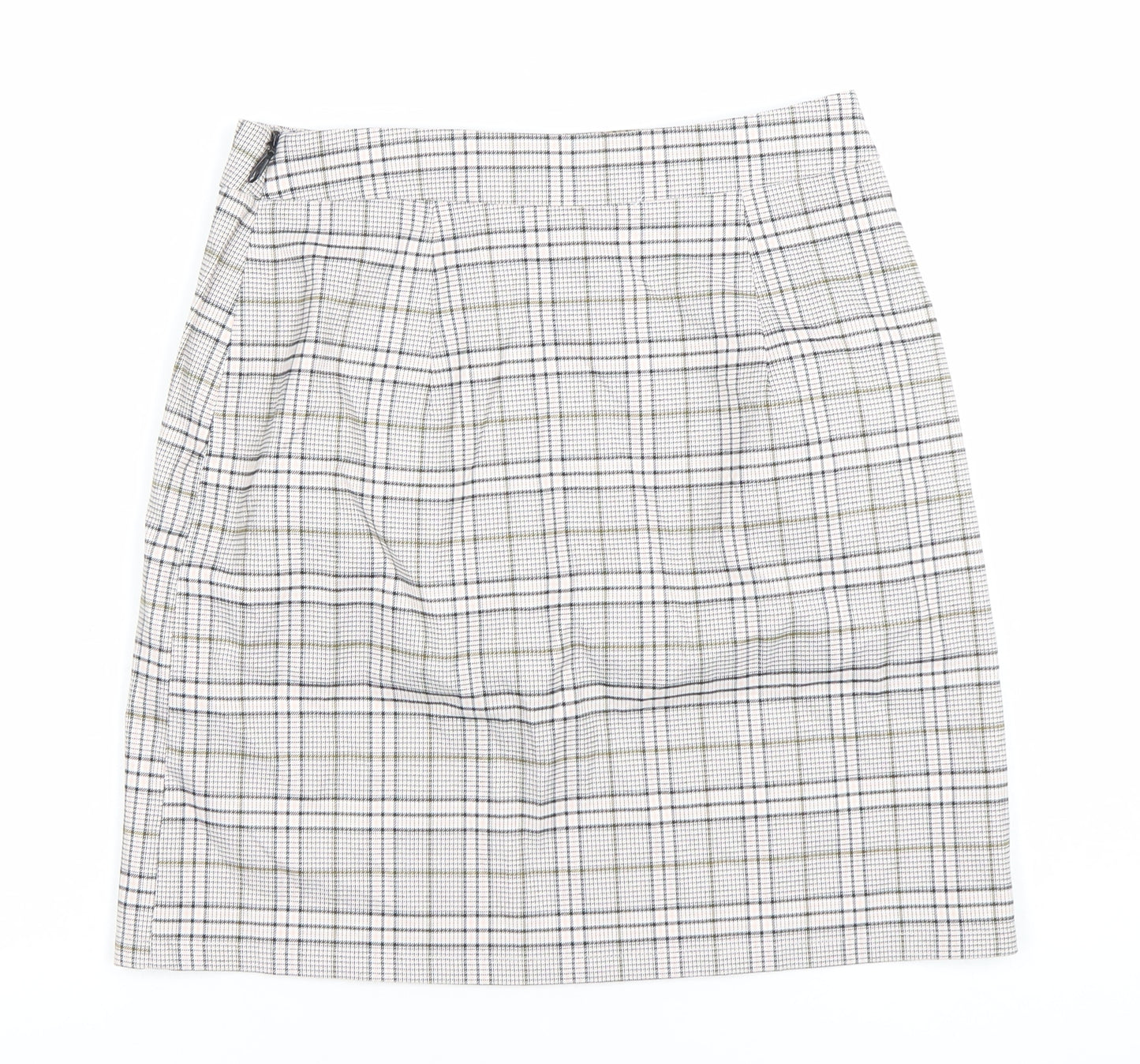 New Look Women’s Multicoloured Size 8 Check Pencil Skirt