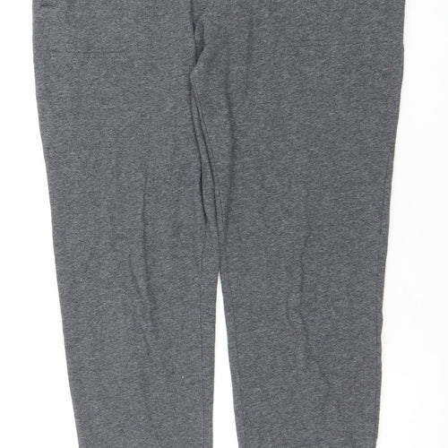 Bench Womens Grey Jogger Sweatpants S Cotton Blend Activewear Trousers