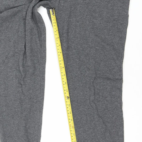Bench Womens Grey Jogger Sweatpants S Cotton Blend Activewear Trousers