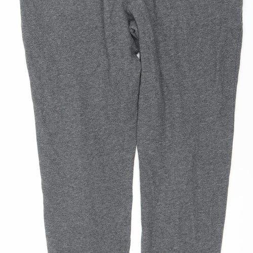 Bench Womens Grey Jogger Sweatpants S Cotton Blend Activewear Trousers