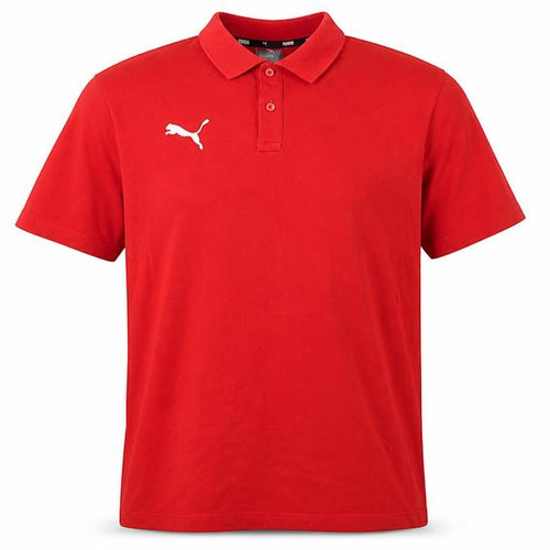 Puma Men’s Red Polo Shirt L Personal Trainer Logo Cotton Blend