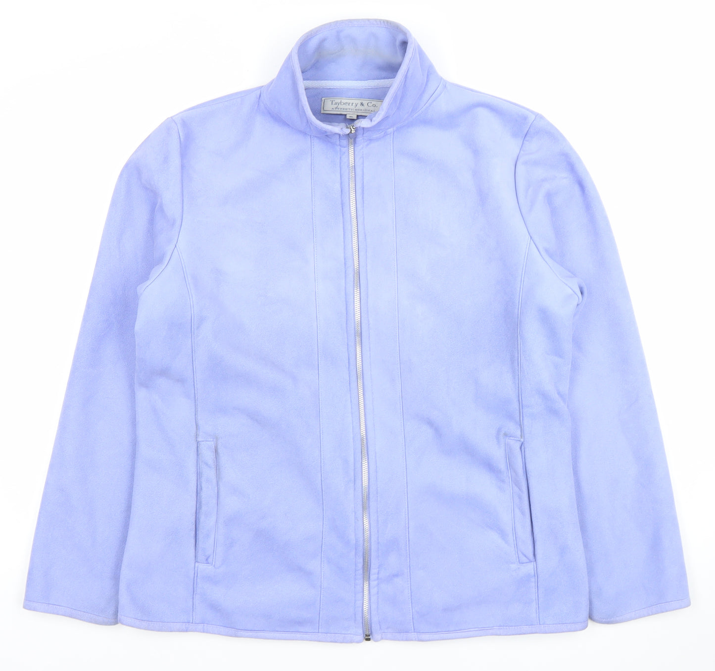 Tayberry & Co. Women's Blue Fleece Full Zip Jacket Size XL