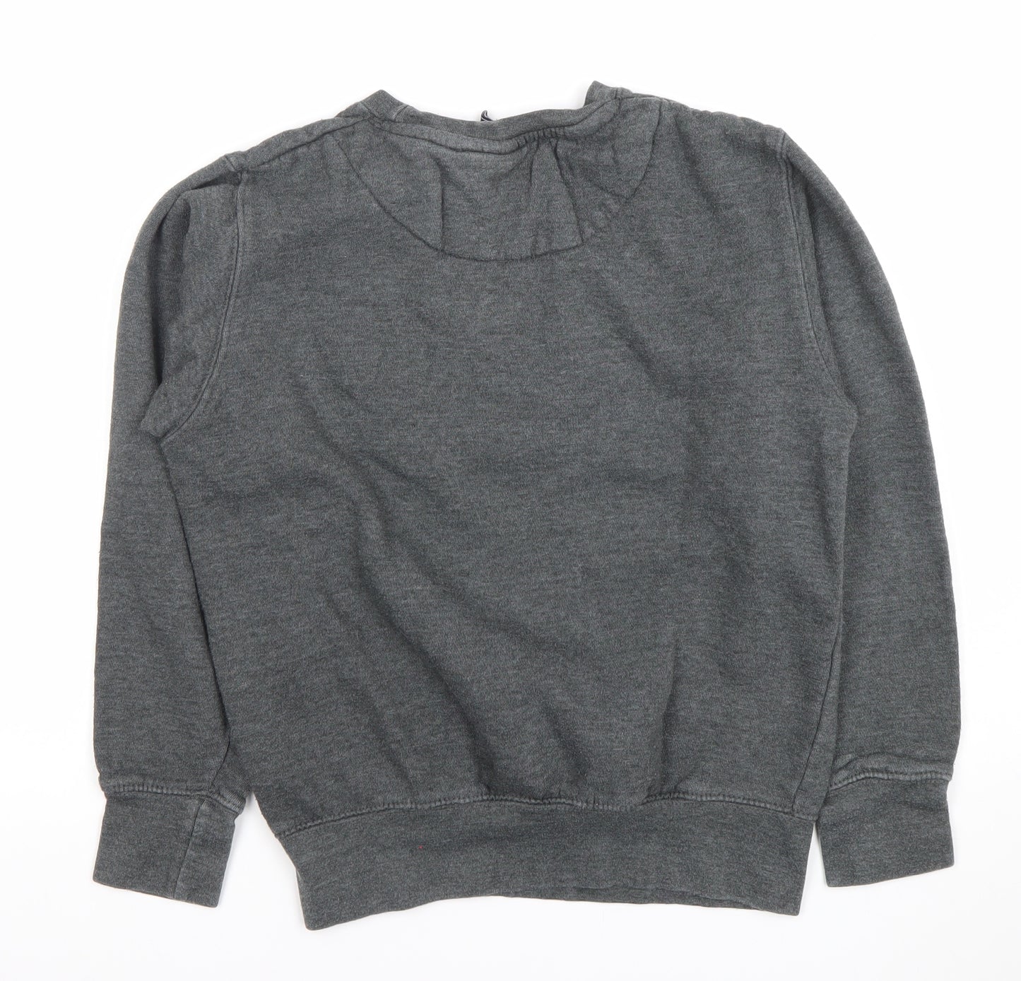 Oxford University Boys Grey XS Pullover Sweatshirt Logo Crew Neck