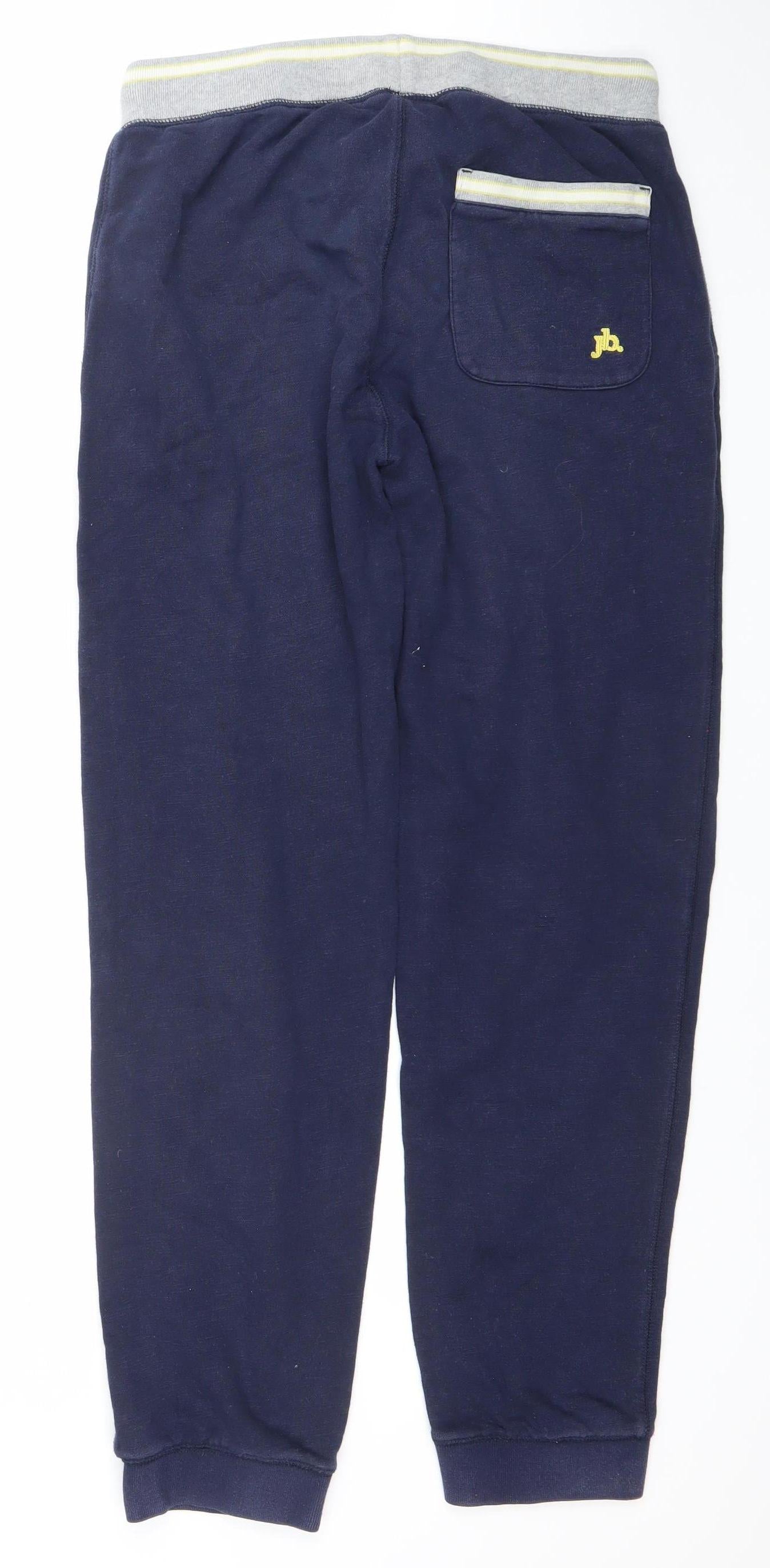 Johnnie B Boys Blue Jogger Sweatpants 10 Years Cotton Drawstring Elastic Waist