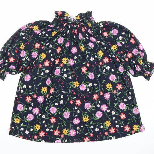 Pebble Bay Womens Multicoloured Floral Blouse Size 12 Tunic Top