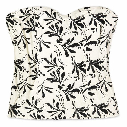 Marks and Spencer Womens Black White Floral Sleeveless Blouse Size 18