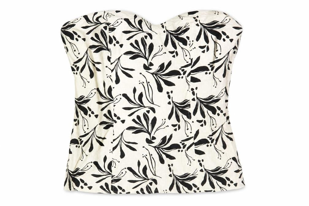 Marks and Spencer Womens Black White Floral Sleeveless Blouse Size 18