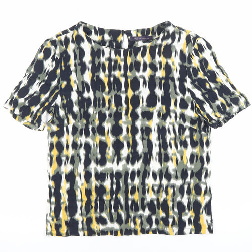 Marks and Spencer Women’s Multicoloured Blouse Size 6 Short Sleeve
