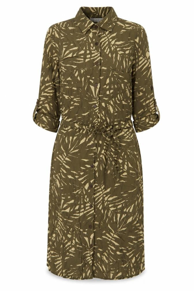 Artigiano Women’s Green Shirt Dress Size 12 Viscose Midi Casual