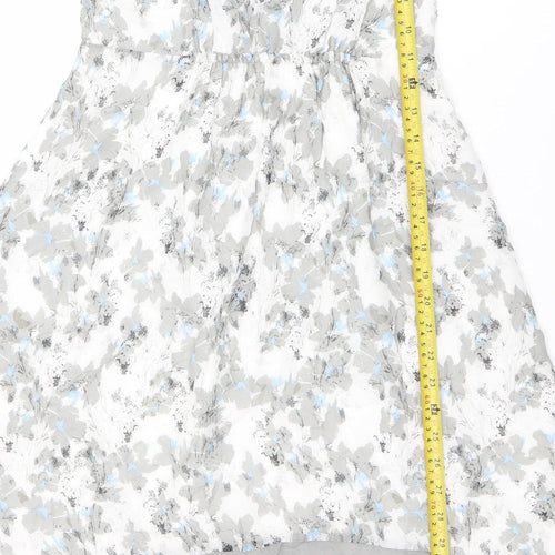 Love Me Tender Women’s Grey Floral Slip Midi Dress Size 10