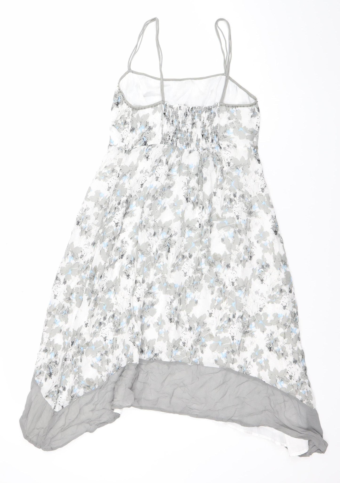 Love Me Tender Women’s Grey Floral Slip Midi Dress Size 10