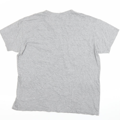 Imperial Men's Grey Evolution Funny Graphic T-Shirt Size L