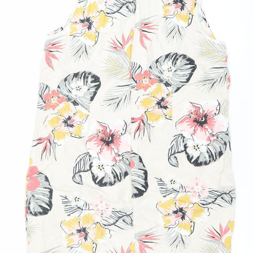 M&Co Women’s Multicoloured Floral Shift Dress Size 14