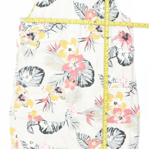 M&Co Women’s Multicoloured Floral Shift Dress Size 14