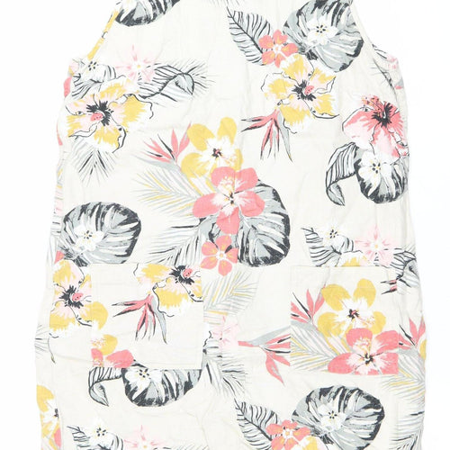M&Co Women’s Multicoloured Floral Shift Dress Size 14