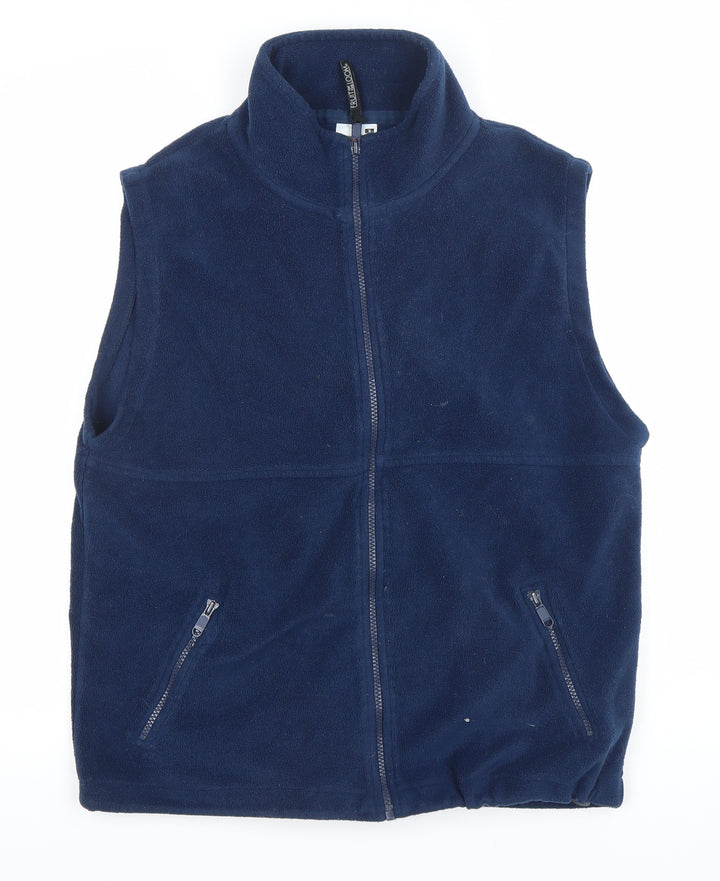 Fruit of the Loom Men's Blue Fleece Waistcoat Bodywarmer S
