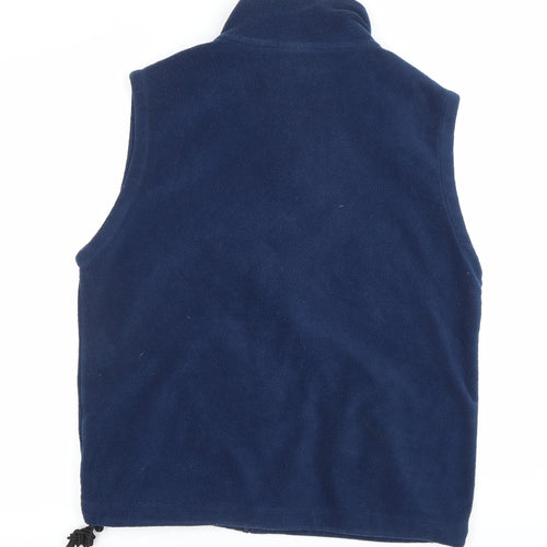 Fruit of the Loom Men's Blue Fleece Waistcoat Bodywarmer S