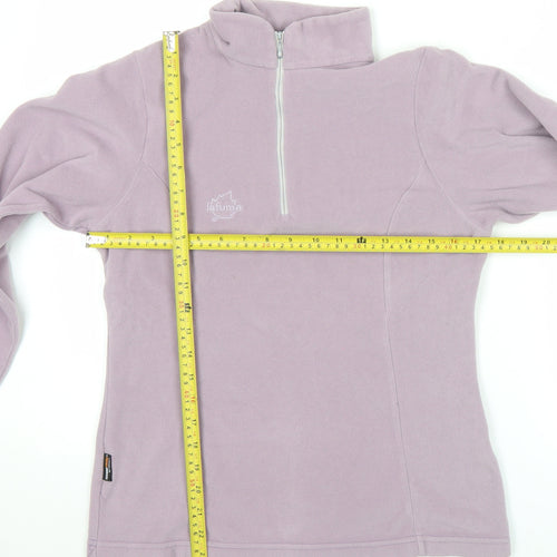 Lafuma Women’s Purple Fleece Sweatshirt Small 1/2 Zip Outdoor