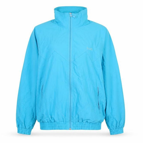 Rodeo Teens Blue Nylon Windbreaker Jacket Size 12 Retro Sportswear